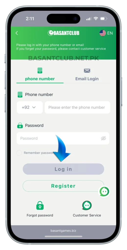 bharat-club-login-page